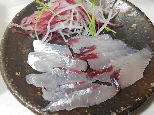 トビウオの刺身